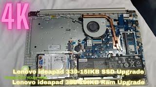 Lenovo ideapad 330-15IKB SSD Upgrade ,  Lenovo Ideapad 330-15IKB U sata SSD  / RAM Installation