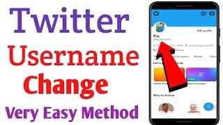 Twitter ka username change kaise kare ! How to change twitter username in hindi