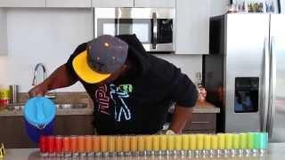 31 Shot Glass Rainbow Shot Challenge - Tipsy Bartender