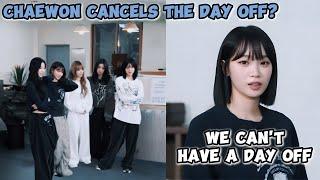 LE SSERAFIM is ready for a DAY OFF, but CHAEWON says NO? ft. CHAEWON being way too extra with SAKURA