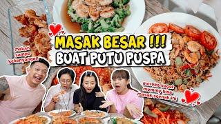 WAKTUNYA MASAK BESAR BUAT PUTU PUSPA | COCOK GAK YA MASAKANNYA???