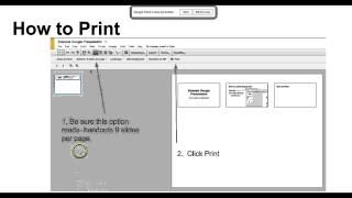 How to print Google Presentation as Flashcards