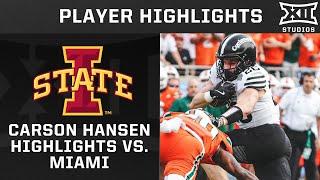 Carson Hansen Highlights vs. Miami | 2024 Pop-Tarts Bowl