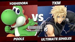 Kagaribi 12 - Yoshidora (Yoshi) Vs. TKM (Cloud) Smash Ultimate - SSBU