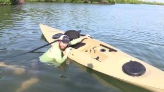 How To Re-Enter A Kayak In Deep Water [Standard & Trick Method]