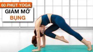 60 phút yoga giảm mỡ bụng cho vòng eo thon gọn | Hoàng Uyên Yoga