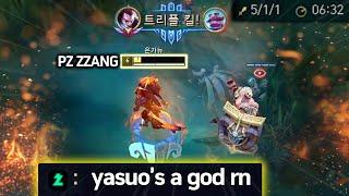 5 KILLS IN 6 MIN? THIS CHALLENGER YASUO IS UNBEATABLE.