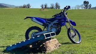 TrailRides with the blue ￼crew WR250F