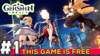I Can't Believe Such a Beautiful Game is Free │ Genshin Impact Hindi Let's Play #1