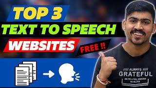 Best Text to Speech Website : Free  Easy To Use  | Professional Voices Like Human 