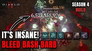 IT'S INSANE! Testing the NEW Bleed Barb in HIGH PITS - Diablo 4 Season 4