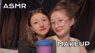 АСМР | ️ делаю МАКИЯЖ С СЕСТРОЙ | everyday makeup ASMR