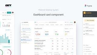 Dashboard Design kit for Figma. For web, desktop or any full-screen applications