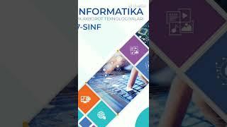 Informatika yangi darsliklari