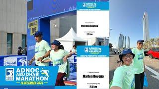 ADNOC ABU DHABI MARATHON // Dec 14, 2024 #marbhie_2001