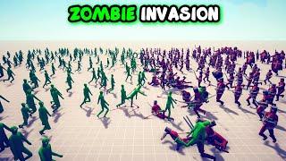 EVERY FACTION Vs ZOMBIES - ZOMBIE INVASION - TABS - Totally Accurate Battle Simulator