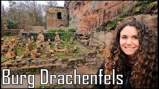 Ruine erkunden - Unterwegs im Pfälzer Wald // Burg Drachenfels und Buchkammern