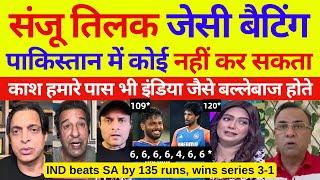 Pak media crying on IND wins series 3-1 | Ind Vs SA 4th T20 Highlights | Pak Reacts