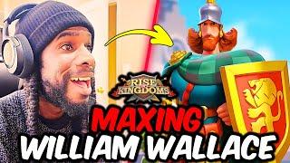 UNLOCKING William Wallace (40k Gems) + Talent Tree | Rise of Kingdoms