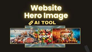 Website hero image design using AI Tool Free