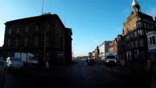 Winter Morning Drive From  Broughty Ferry To Dundee Tayside Scotland