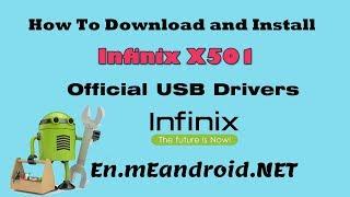 How To Download and Install Infinix X501 Official USB Drivers