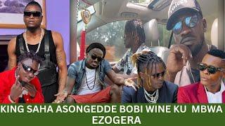 EMBOOZI YA KING SAHA NE BOBI WINE BWABADDE AMUTWALA KU AIRPORT