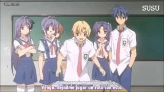 El piano, Momento gracioso en Clannad