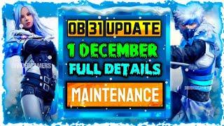 FREE FIRE MAINTENANCE BREAK TODAY | FF NEW UPDATE | FF NEW UPDATE TODAY | FREE FIRE NEW UPDATE | SBG