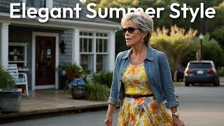 Summer Outfits For Elegant Women Over 60