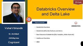 Databricks overview and Delta Lake deep dive