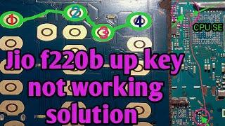 jio f220b up key not working|jio f220b contact key not working solution