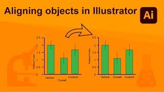 Aligning objects in Adobe Illustrator