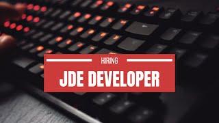 JD Edwards Developer - Full Time Job