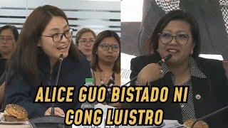 ALICE GUO WALANG LUSOT KAY CONG LUISTRO