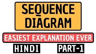 Sequence Diagram Part-1 Explained in Hindi l UML Diagram l Software Modeling and Designing Course