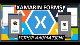 XF Popup Animation