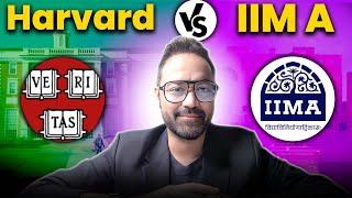 Harvard vs IIM Ahmedabad  | Which one to choose ? | MBA Preparation Guide