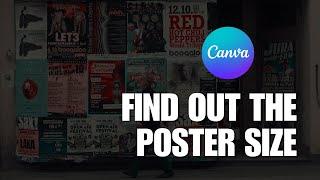 How to Find Out the Poster Size in Canva