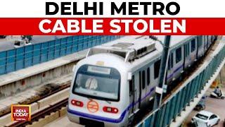 Metro Cable Theft | Delhi Metro Cable Stolen Between 2 Key Stations | Peak Hour Metro May Get Late