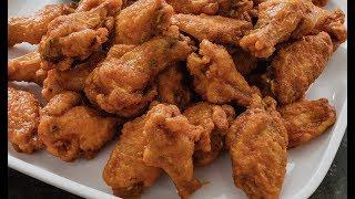 crispy fried chicken wings  -- Cooking A Dream