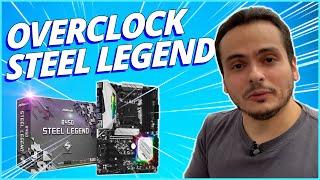 B450 STEEL LEGEND + 3400G - TUTORIAL OVERCLOCK E TUDO O QUE VC PRECISA SABER !!