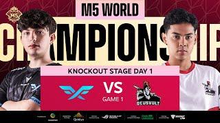 ENG M5 Knockouts Day 1  FF vs DEVU  Game 1