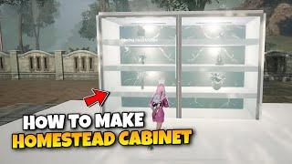 HOMESTEAD CABINET DESIGN IN GARENA UNDAWN | How to make Homestead Cabinet Design in Garena Undawn