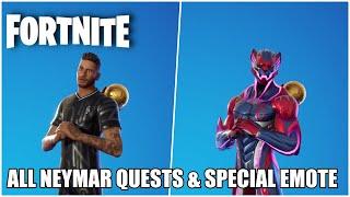 Fortnite – All Neymar JR Quests - Unlock Special Emote for Neymar