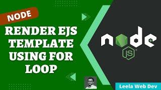 17. Render Products Data in the EJS Template using For loop and if Condition in Express - NodeJS