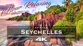 Seychelles  - by drone [4K]  | 1 hour relaxing video