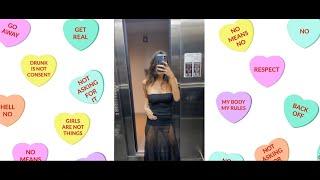 Transparent Dress  Challenge No Panties  #BigBank  #TikTokviral Latest..!!