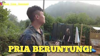 MENIKAH DENGAN BULE PRIA INI RELA TINGGAL DI KAKI GUNUNG DI JERMAN!