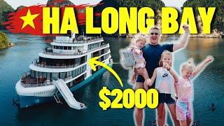 Is this $2000 Ha Long Bay LUXURY CRUISE really worth it? (Vietnam) 